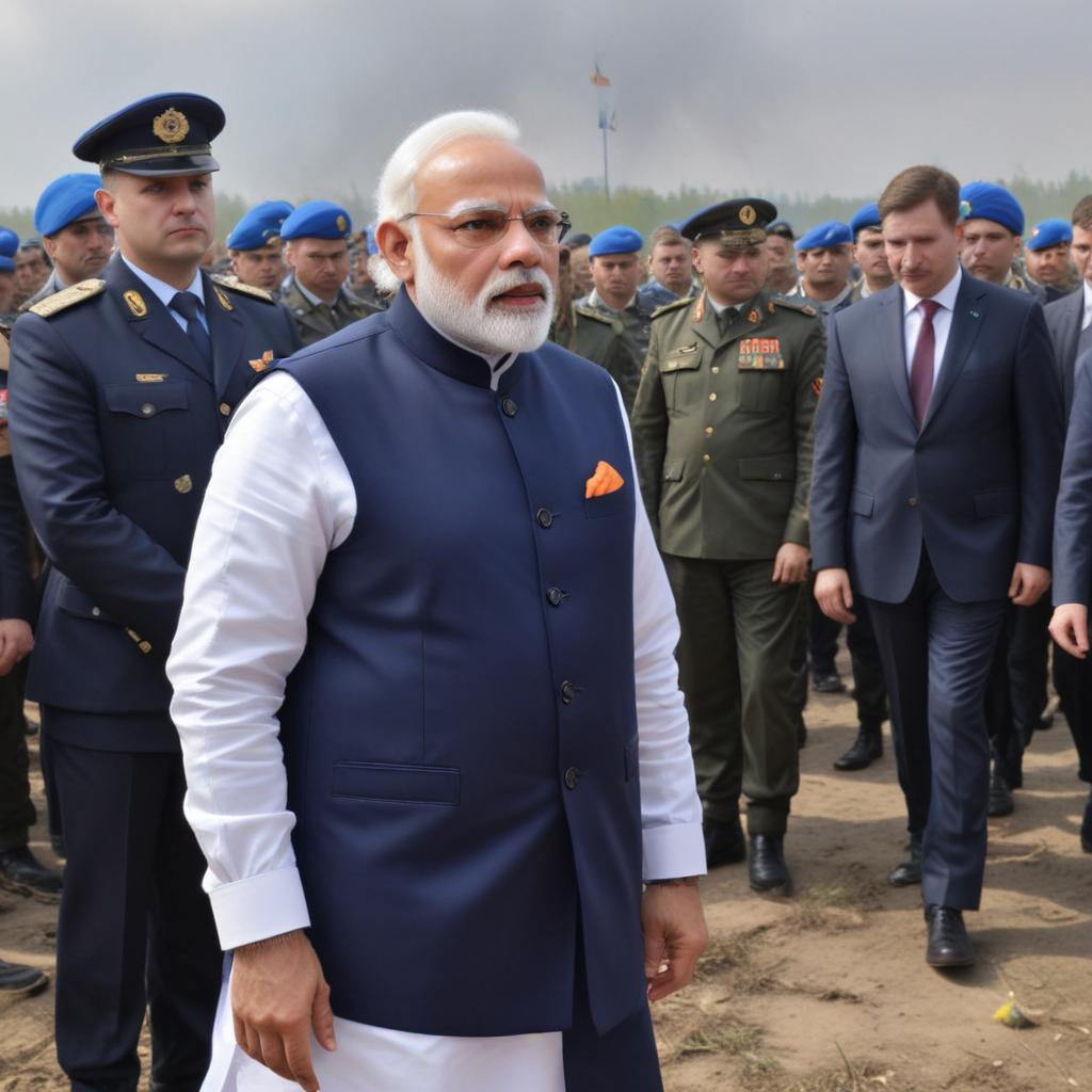 Modi visiting war torn ukraine