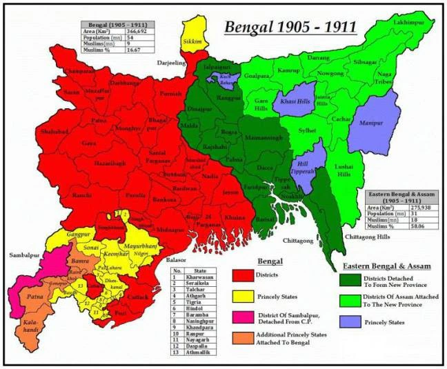 Partition Bengal 1905