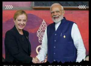 Modi ji with Italian PM 